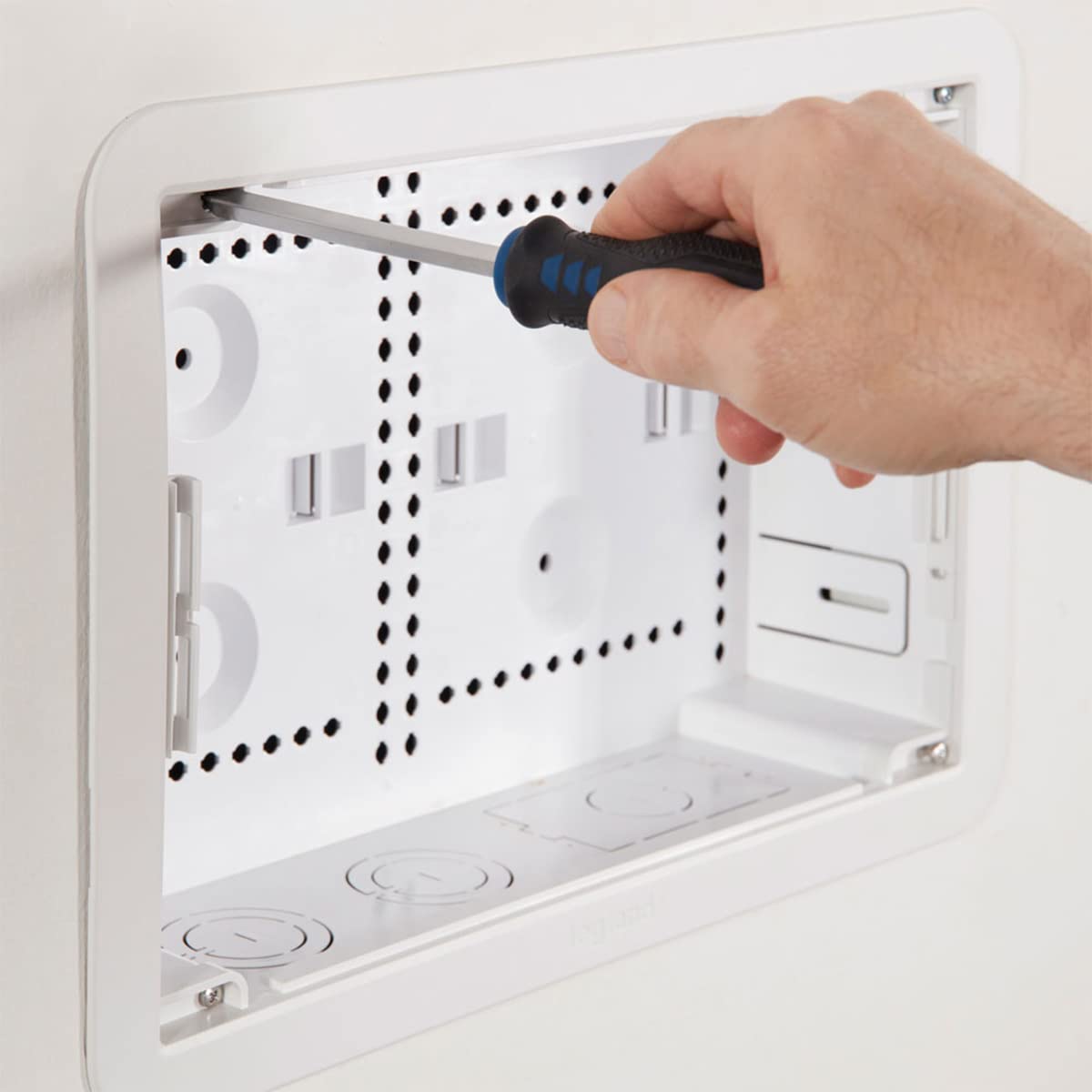 SANUS 9" TV Media in-Wall Box with Power Supply Kit Ideal for Wall Mounted TVs - Image 4