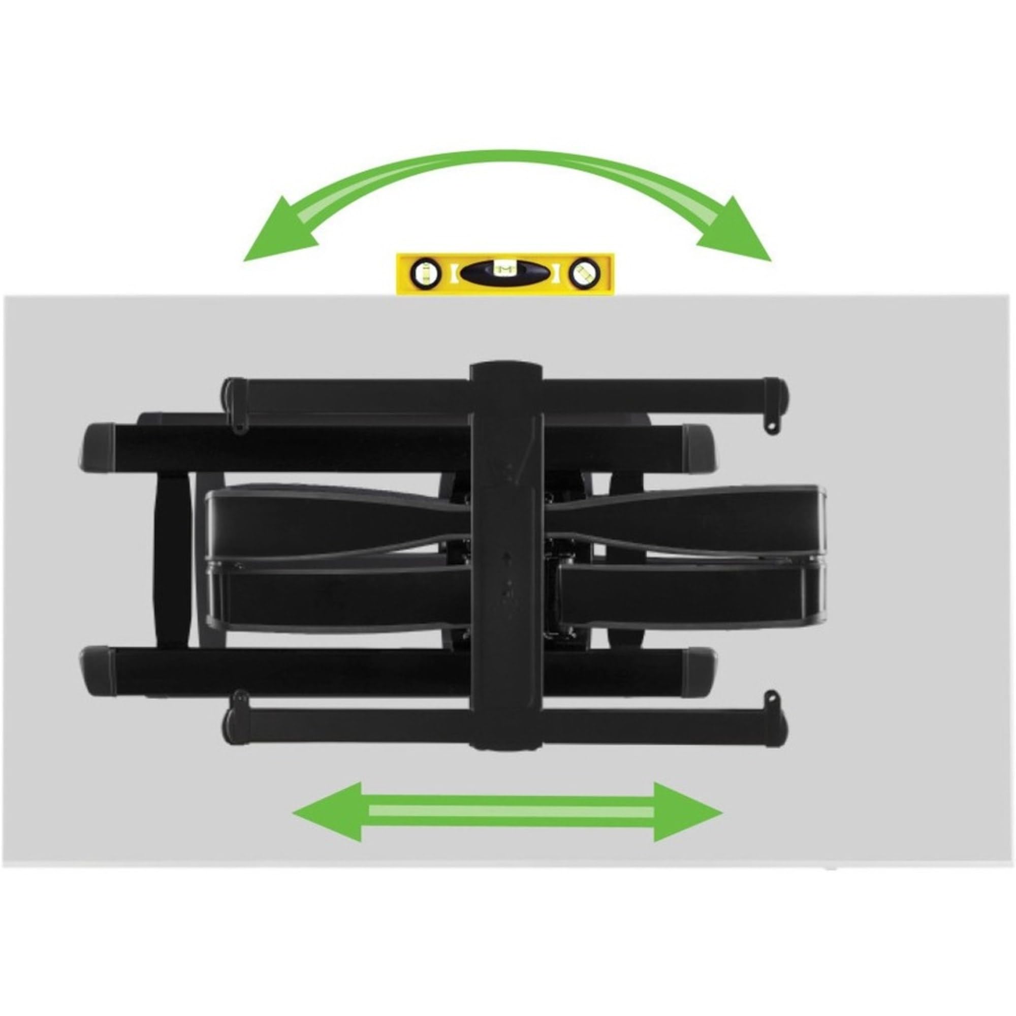 SANUS Advanced Universal Full-Motion Premium TV Wall Mount for 46” to 95” Flat Screen TVs - Features 8º of Tilt & 55º of Swivel, Ideal for Extra Large TVs - UL Listed & Safety Tested - VXF730-B2 - Image 5