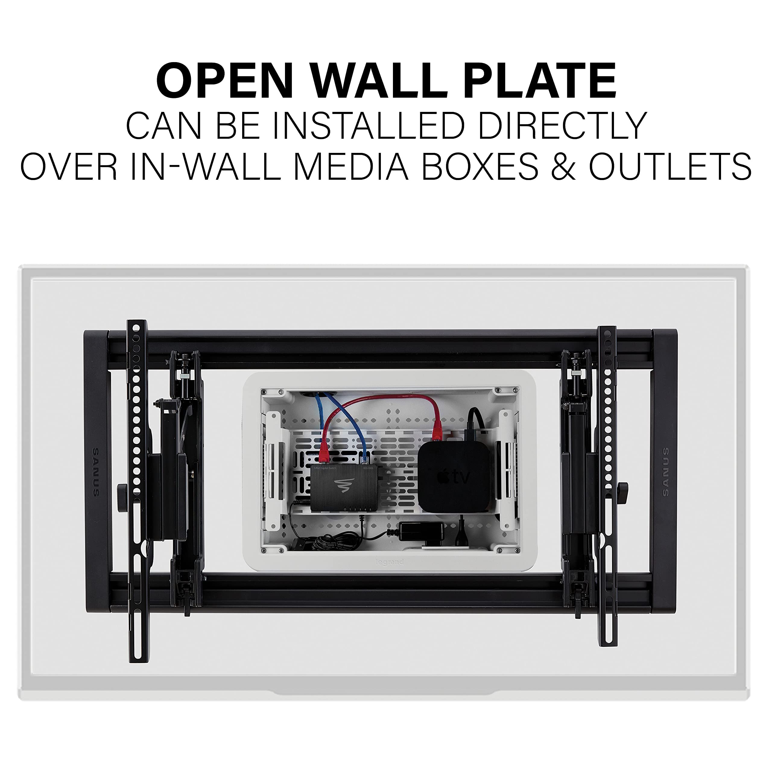 SANUS Advanced Universal Tilt 4D Premium TV Wall Mount Bracket for Most 42"- 90" Flat Screen TVs & SANUS Soundbar Mount for TV Mount Bracket - Height & Depth Adjustments - Image 5