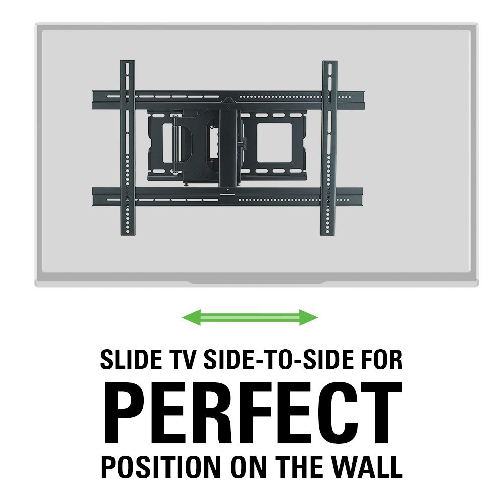 Sanus MLF13-B1 Articulating Universal Wall Mount for 37-80-Inch Screen BLack - Image 8