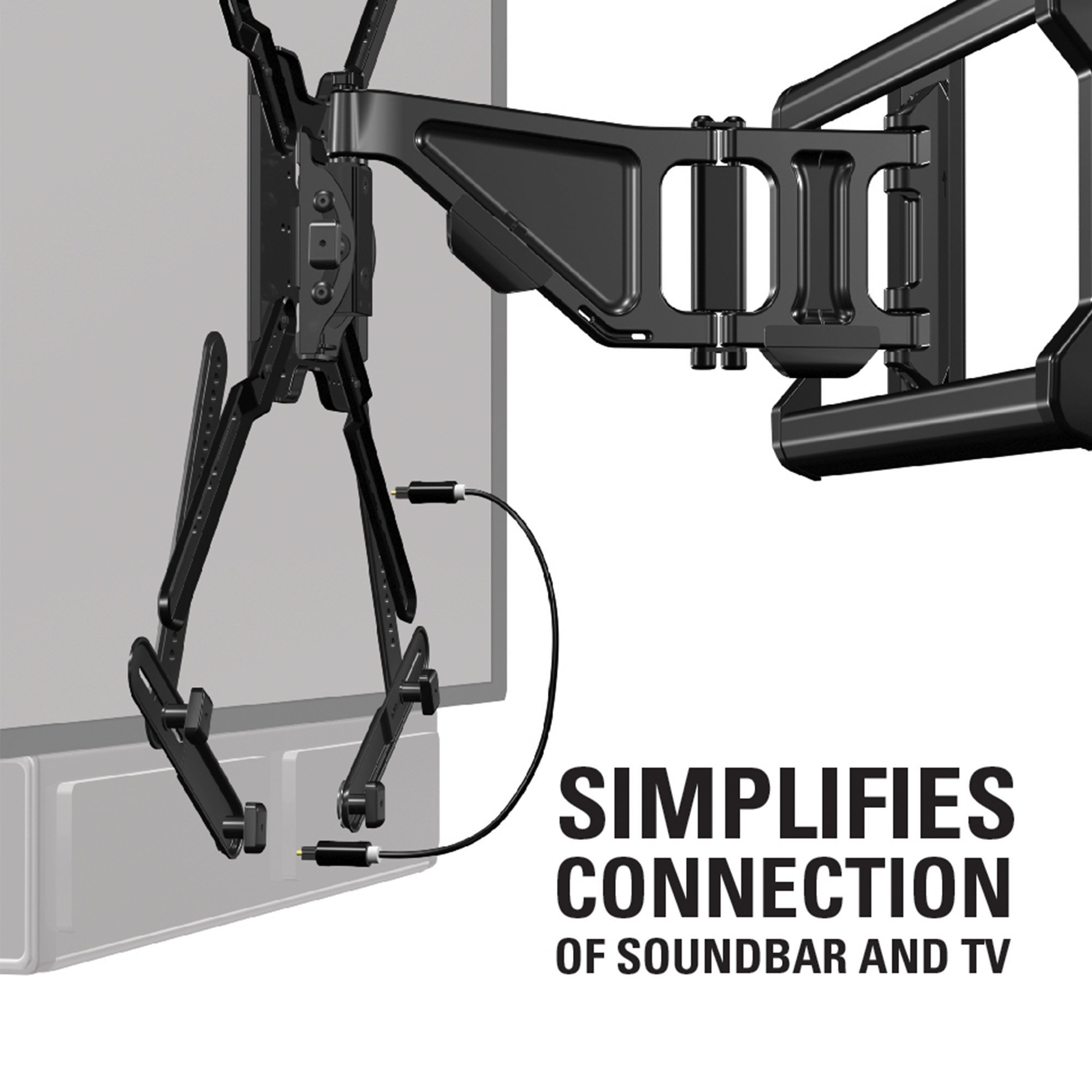 Sanus Soundbar Mount for Most Soundbars up to 15 lbs - Features Simple Install and Tool-Free Adjustments - Compatible with Most TVs and Mounts - SOA-SBM1 - Image 5