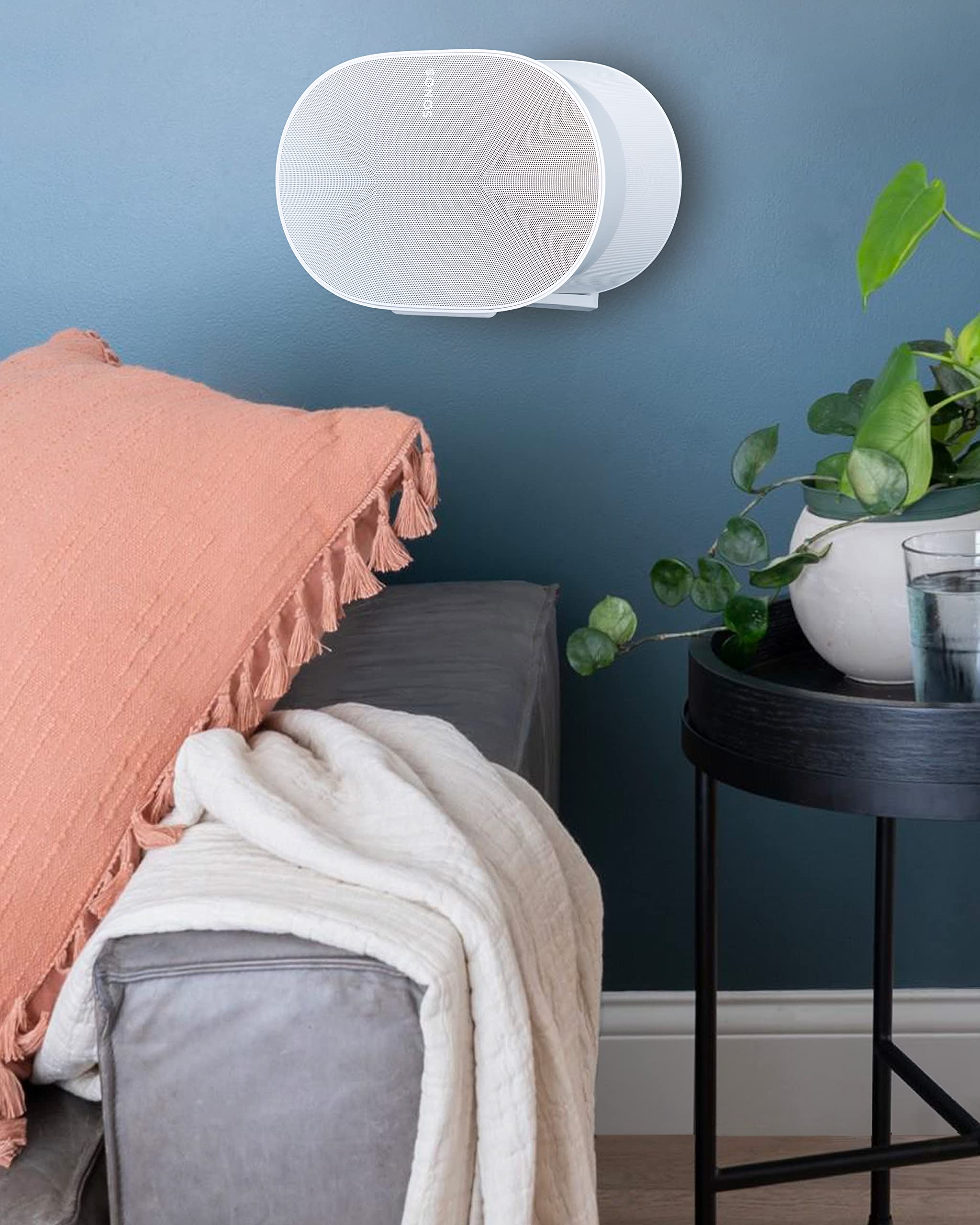 Sanus Speaker Wall Mount for Sonos Era 300™ - Swivel & Tilt Speaker Mount with Easy 15-Minute Install - Single, White - Image 5