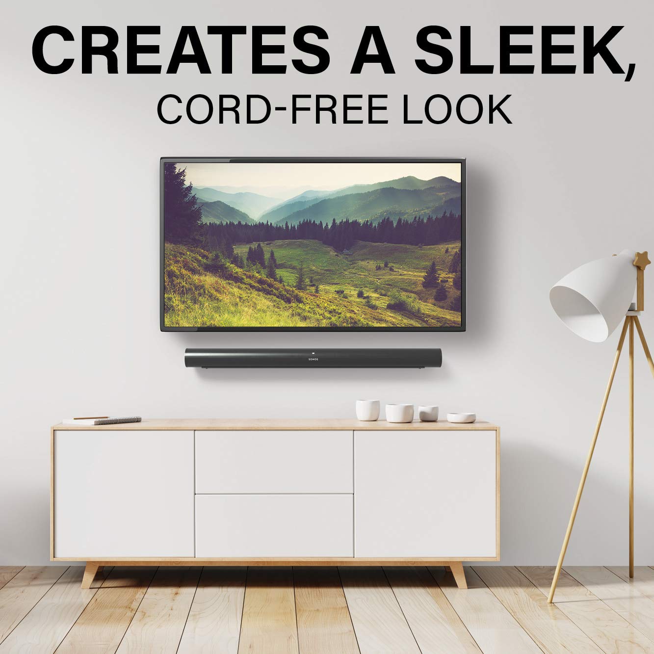 SANUS Ultimate in-Wall Cable Management Kit for Mounted TV & Soundbar - Includes Soundbar & TV Wire Management - Conceals Power, HDMI, Optical, and Low-Voltage Wires Behind Wall Model: WSIWPSB1 - Image 7