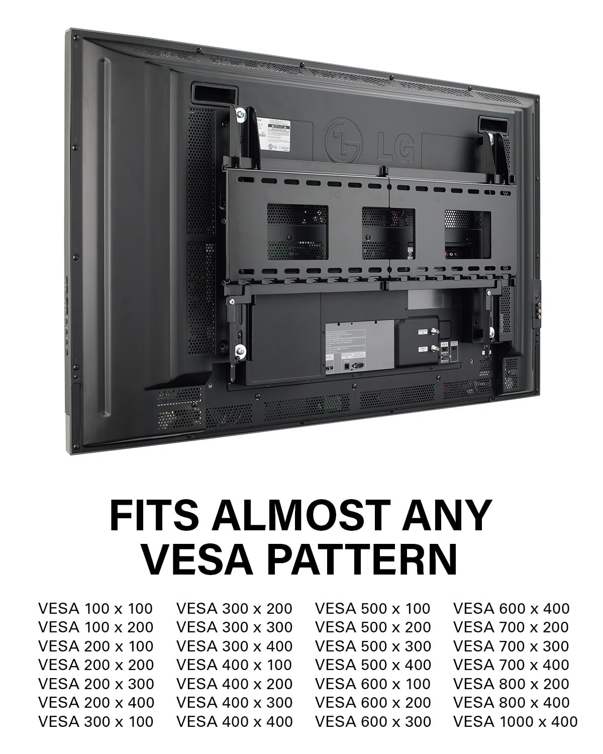 SANUS Universal 3-Stud Tilting TV Wall Mount for 50" to 120" TVs - Durable, Low Profile Design Fights Glare w/ 12 degree Tilt - Easy DIY Install - Image 4