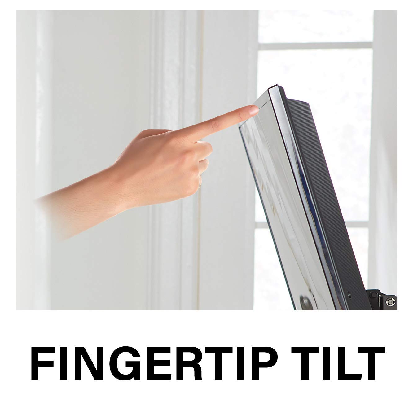 SANUS Universal 3-Stud Tilting TV Wall Mount for 50" to 120" TVs - Durable, Low Profile Design Fights Glare w/ 12 degree Tilt - Easy DIY Install - Image 5