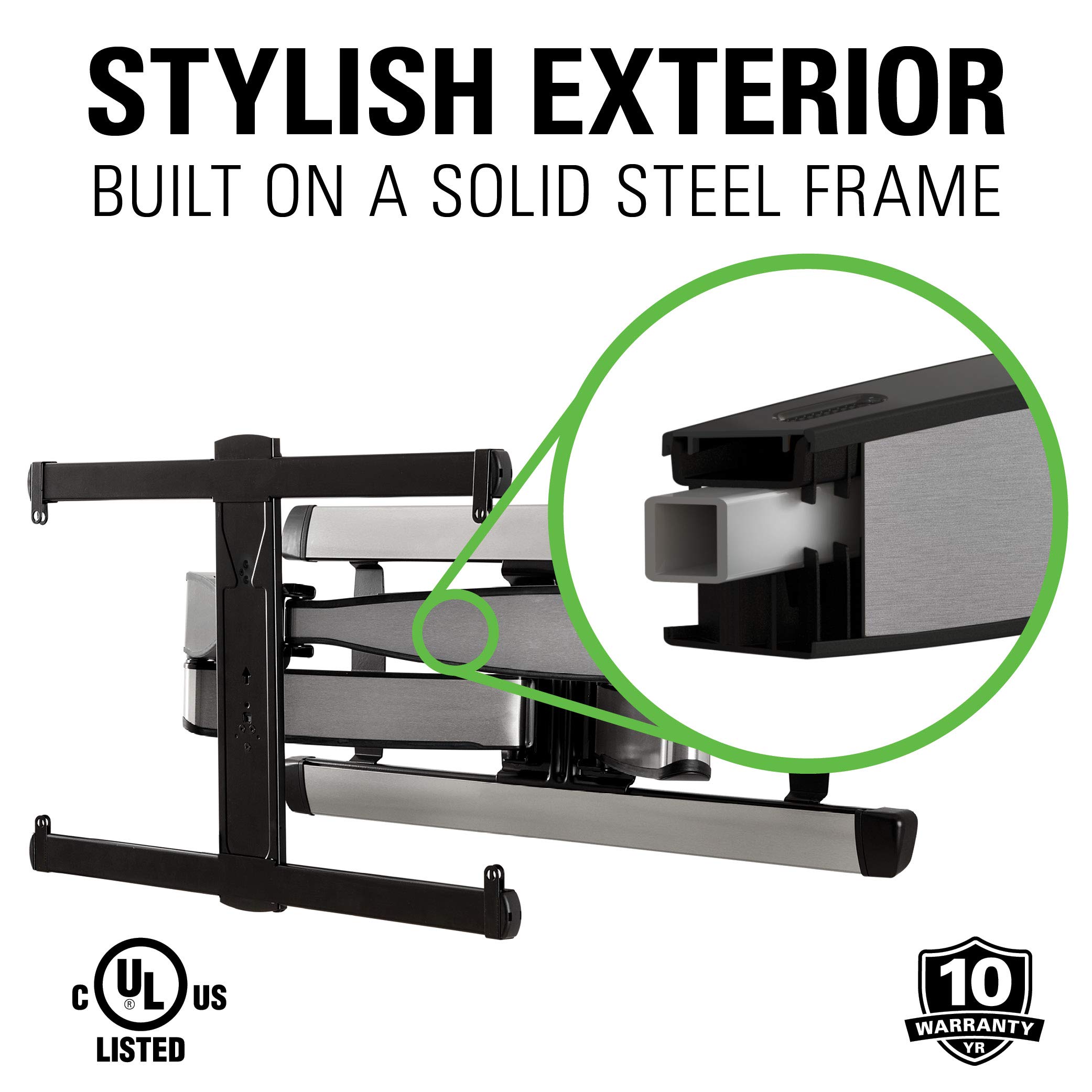 Sanus Vlf728 Steel (S2) Slim Full Motion (42-90") - Image 8