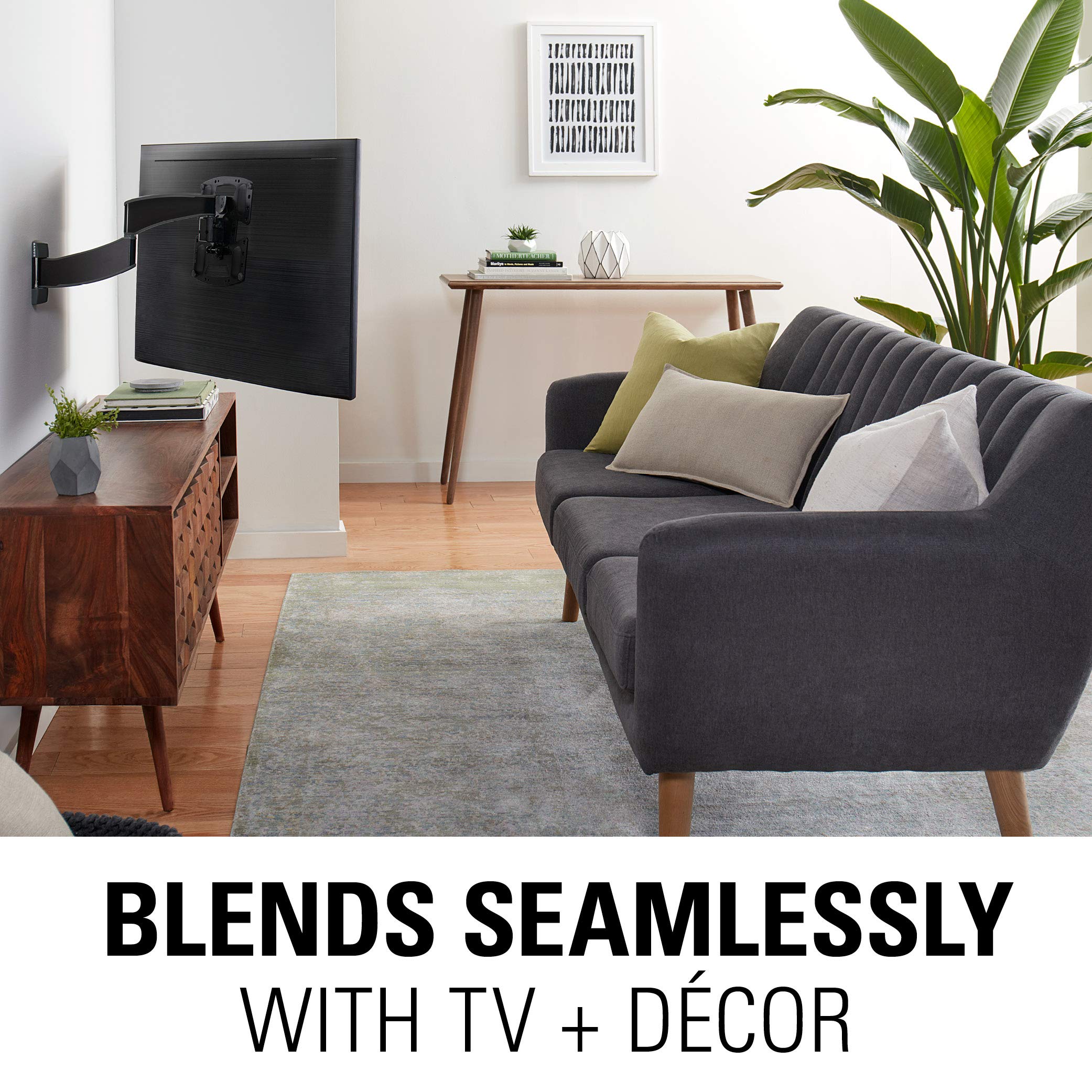 Sanus Vsf716 (B2) Slim Full Motion Swivel Wall Bracket (19-40") - Image 9